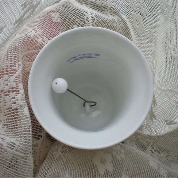 AK Kaiser Porcelain Bone China Bell Peacock Gold Trim W Germany The Danbury Mint - Picture 6 of 12